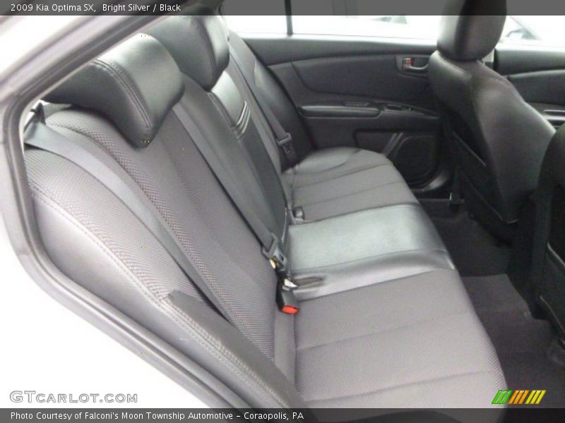 Bright Silver / Black 2009 Kia Optima SX