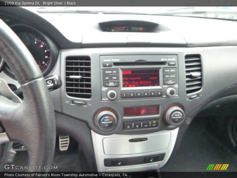 Bright Silver / Black 2009 Kia Optima SX