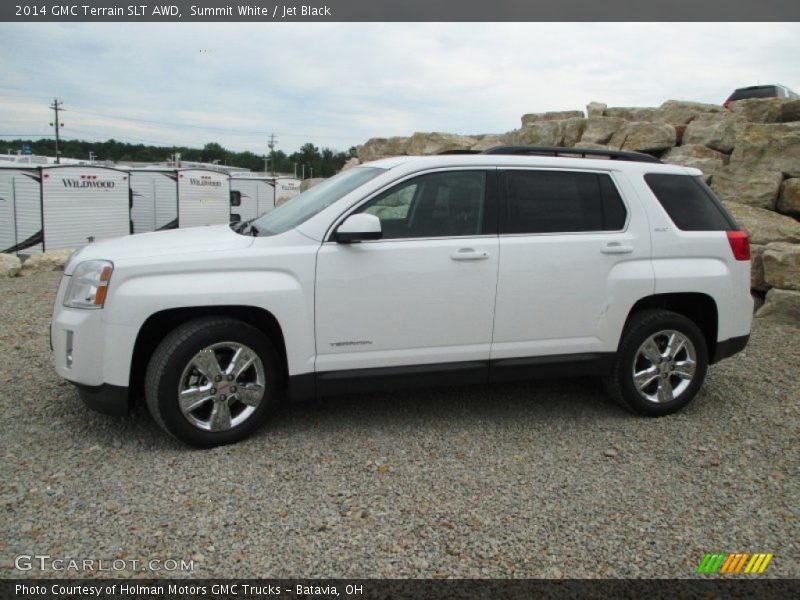 Summit White / Jet Black 2014 GMC Terrain SLT AWD