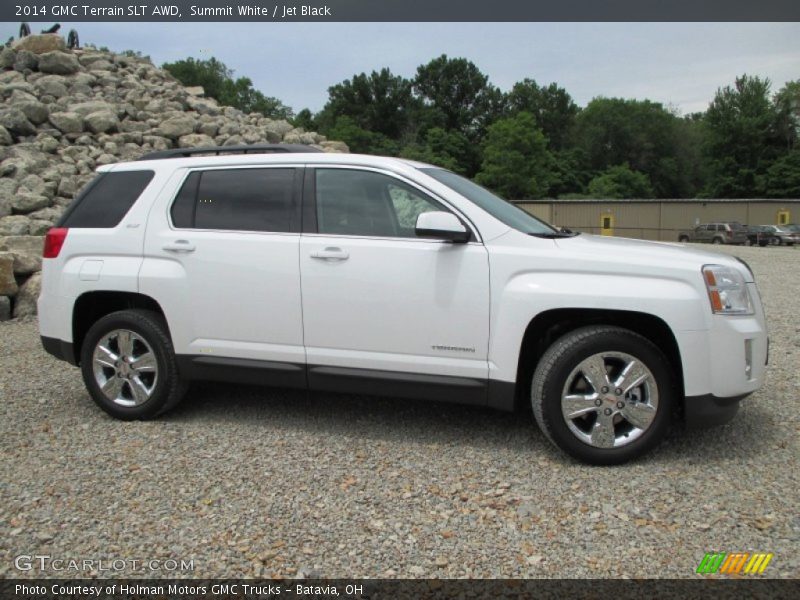 Summit White / Jet Black 2014 GMC Terrain SLT AWD