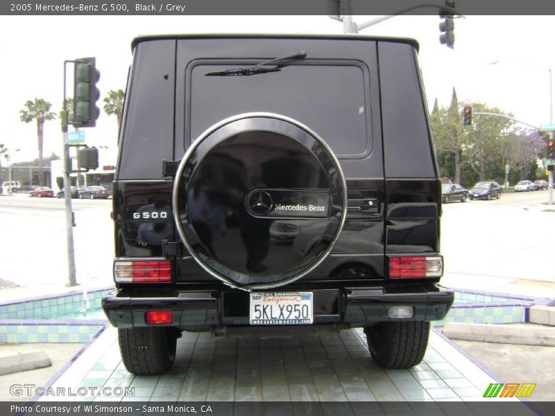 Black / Grey 2005 Mercedes-Benz G 500