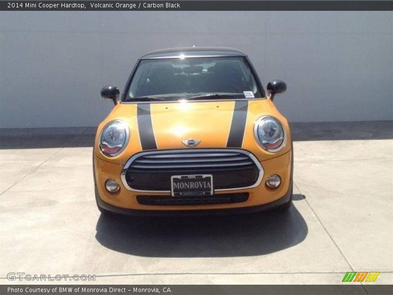 Volcanic Orange / Carbon Black 2014 Mini Cooper Hardtop