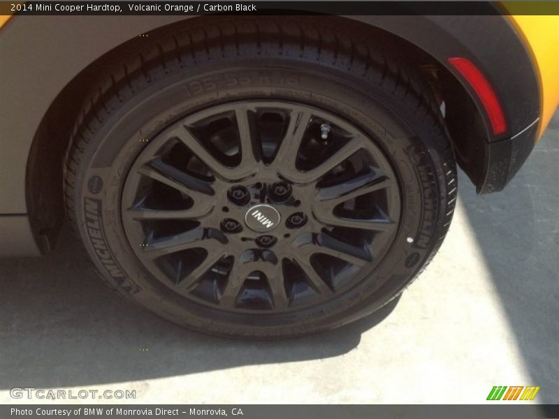Volcanic Orange / Carbon Black 2014 Mini Cooper Hardtop