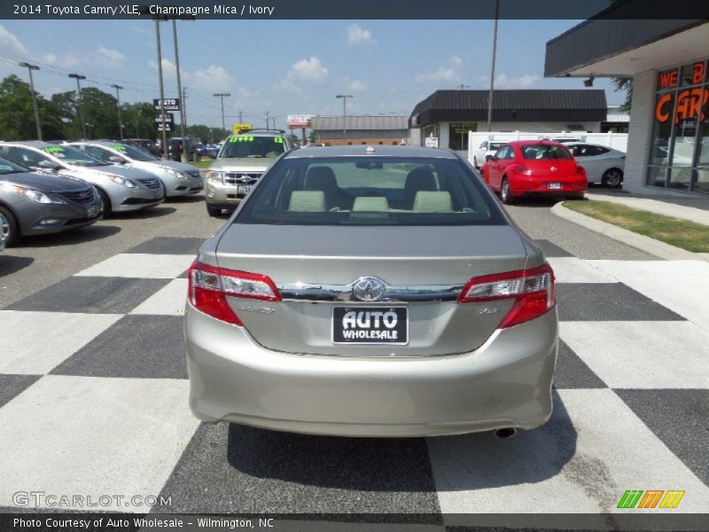 Champagne Mica / Ivory 2014 Toyota Camry XLE