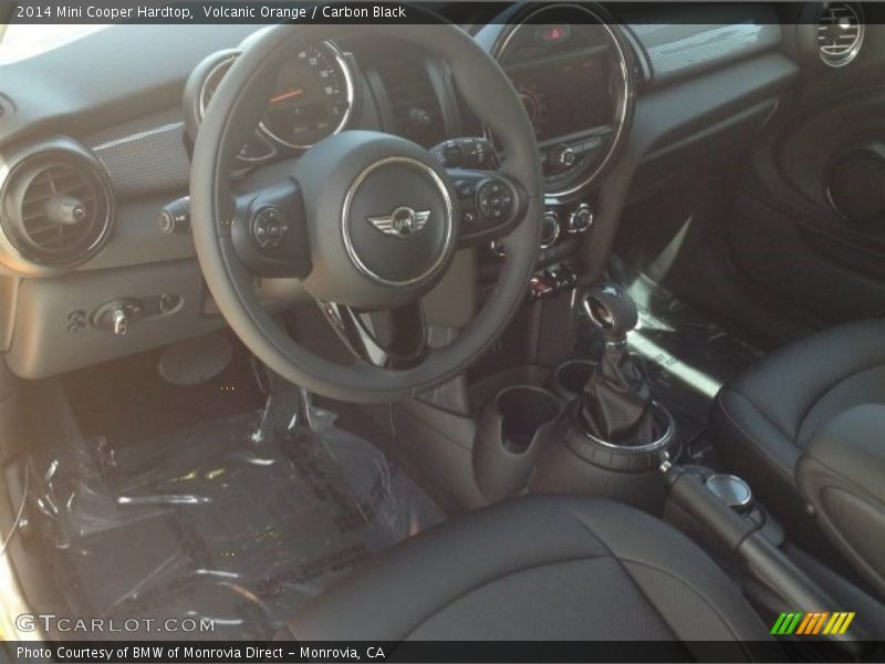 Volcanic Orange / Carbon Black 2014 Mini Cooper Hardtop