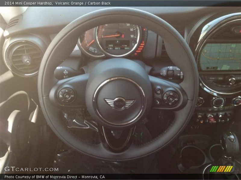Volcanic Orange / Carbon Black 2014 Mini Cooper Hardtop