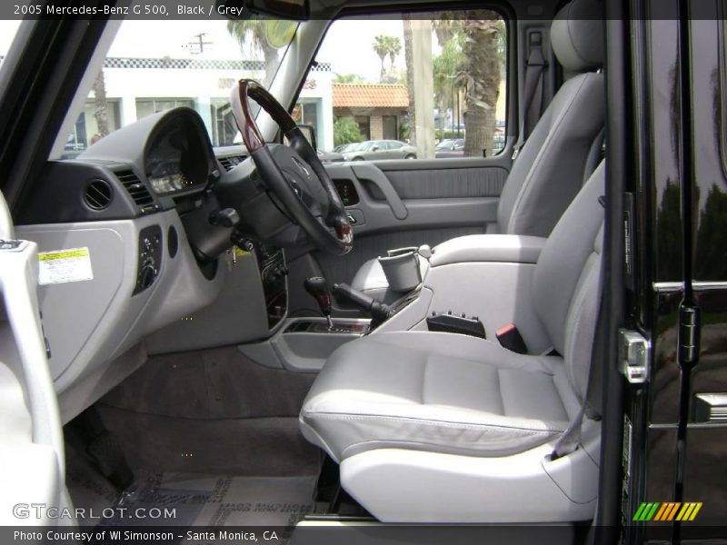 Black / Grey 2005 Mercedes-Benz G 500