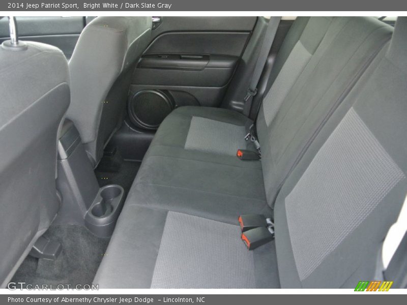 Bright White / Dark Slate Gray 2014 Jeep Patriot Sport