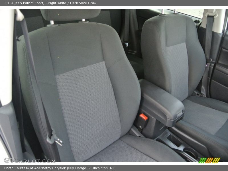 Bright White / Dark Slate Gray 2014 Jeep Patriot Sport
