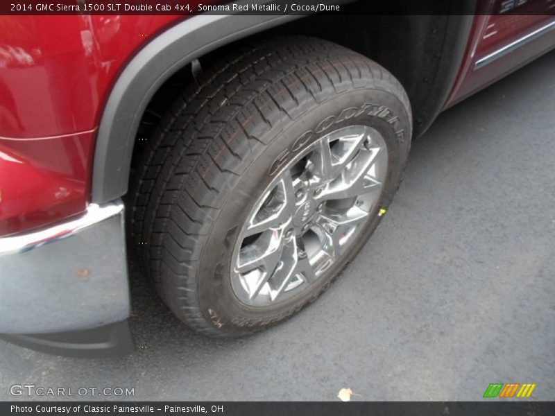 Sonoma Red Metallic / Cocoa/Dune 2014 GMC Sierra 1500 SLT Double Cab 4x4