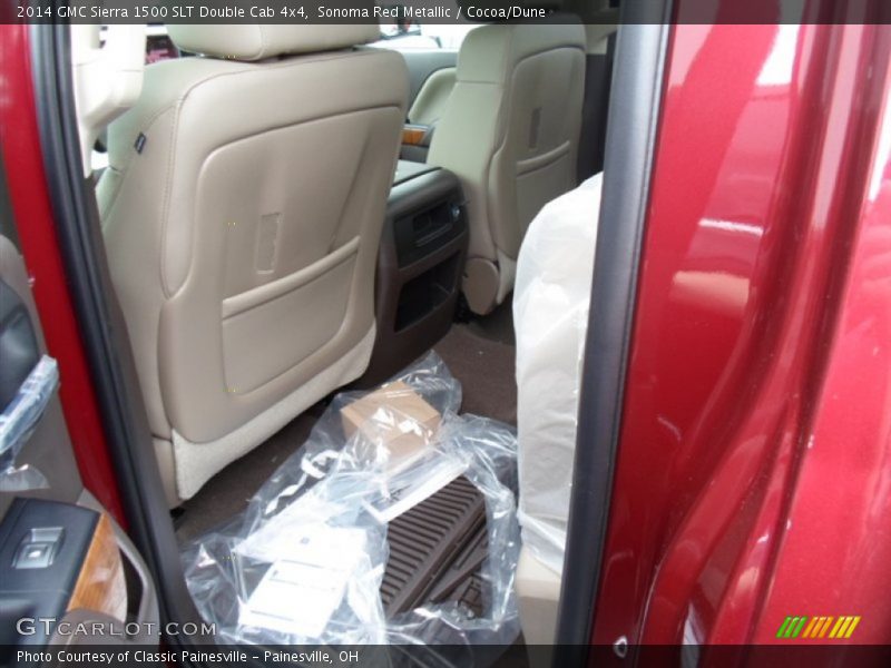 Sonoma Red Metallic / Cocoa/Dune 2014 GMC Sierra 1500 SLT Double Cab 4x4