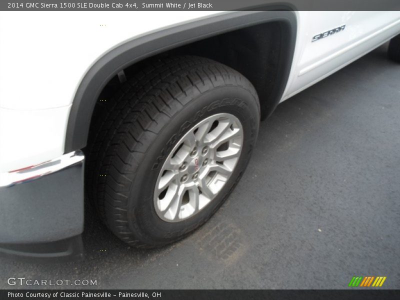 Summit White / Jet Black 2014 GMC Sierra 1500 SLE Double Cab 4x4