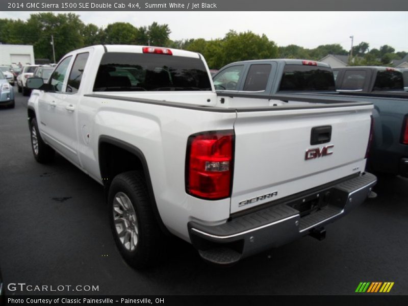 Summit White / Jet Black 2014 GMC Sierra 1500 SLE Double Cab 4x4