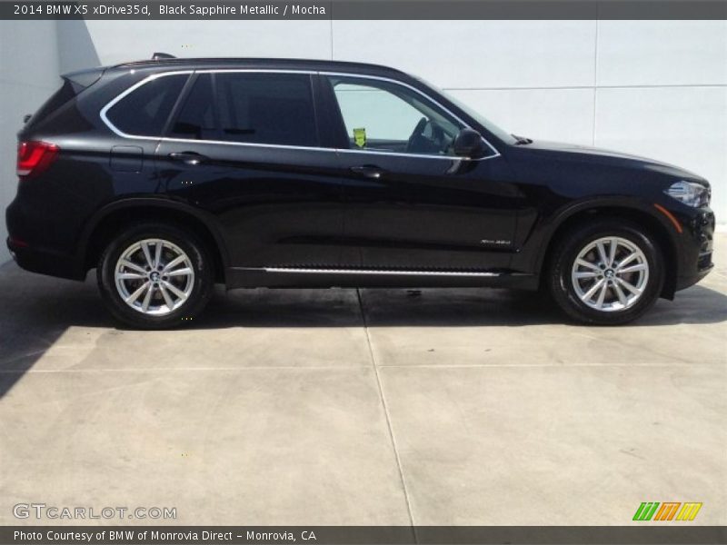 Black Sapphire Metallic / Mocha 2014 BMW X5 xDrive35d