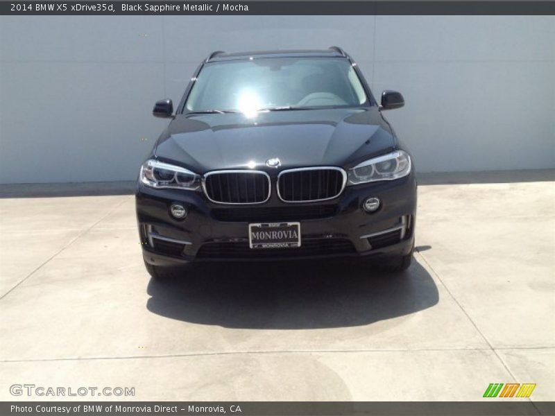 Black Sapphire Metallic / Mocha 2014 BMW X5 xDrive35d