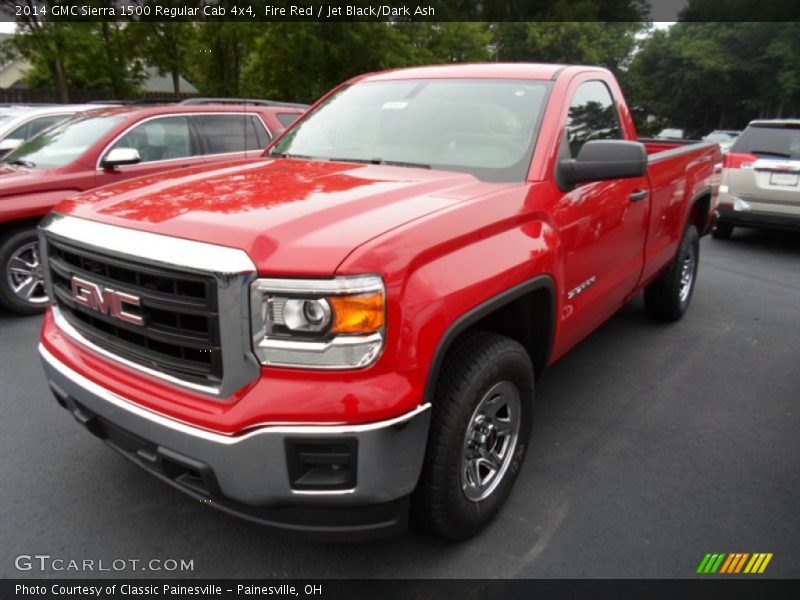 Fire Red / Jet Black/Dark Ash 2014 GMC Sierra 1500 Regular Cab 4x4