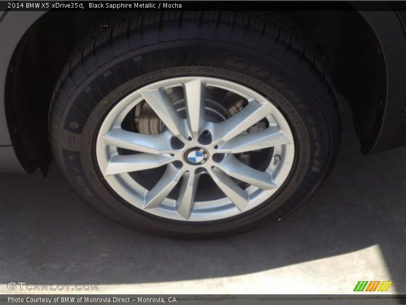 Black Sapphire Metallic / Mocha 2014 BMW X5 xDrive35d