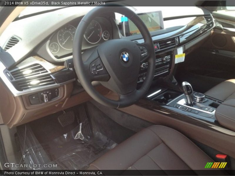 Black Sapphire Metallic / Mocha 2014 BMW X5 xDrive35d