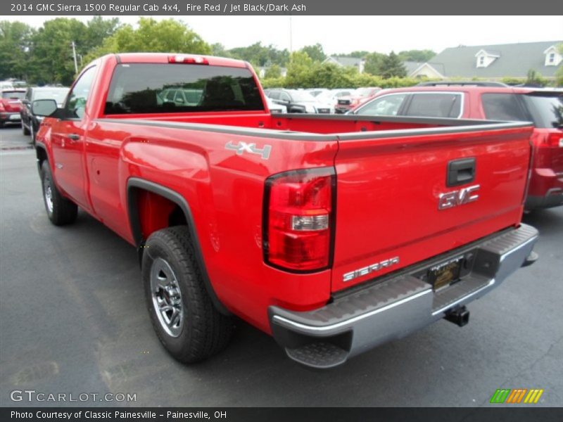 Fire Red / Jet Black/Dark Ash 2014 GMC Sierra 1500 Regular Cab 4x4