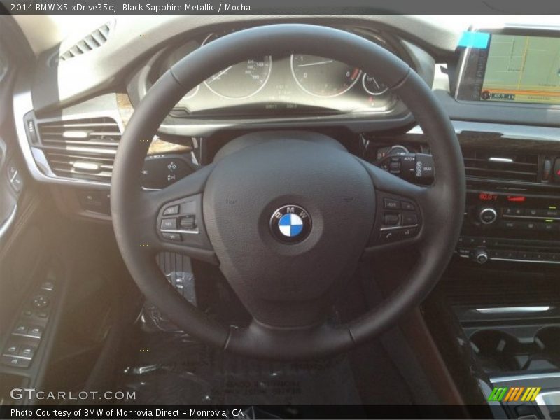 Black Sapphire Metallic / Mocha 2014 BMW X5 xDrive35d