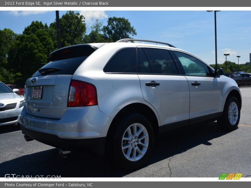 Ingot Silver Metallic / Charcoal Black 2013 Ford Edge SE