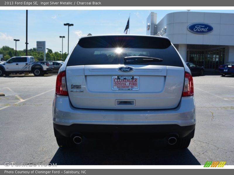 Ingot Silver Metallic / Charcoal Black 2013 Ford Edge SE