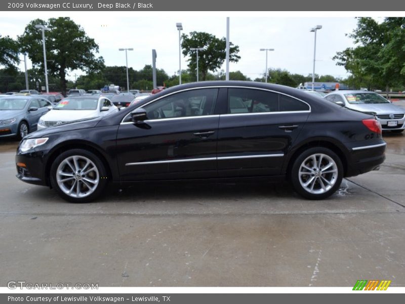 Deep Black / Black 2009 Volkswagen CC Luxury