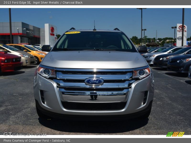 Ingot Silver Metallic / Charcoal Black 2013 Ford Edge SE