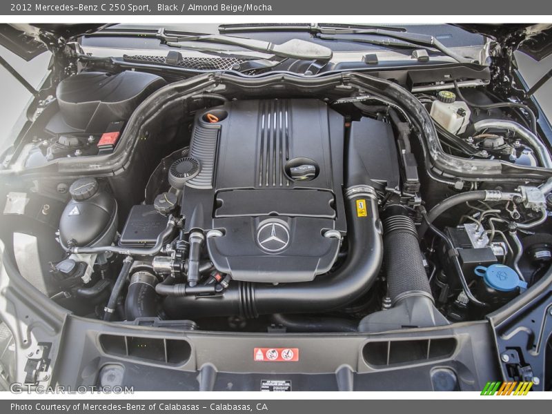 Black / Almond Beige/Mocha 2012 Mercedes-Benz C 250 Sport