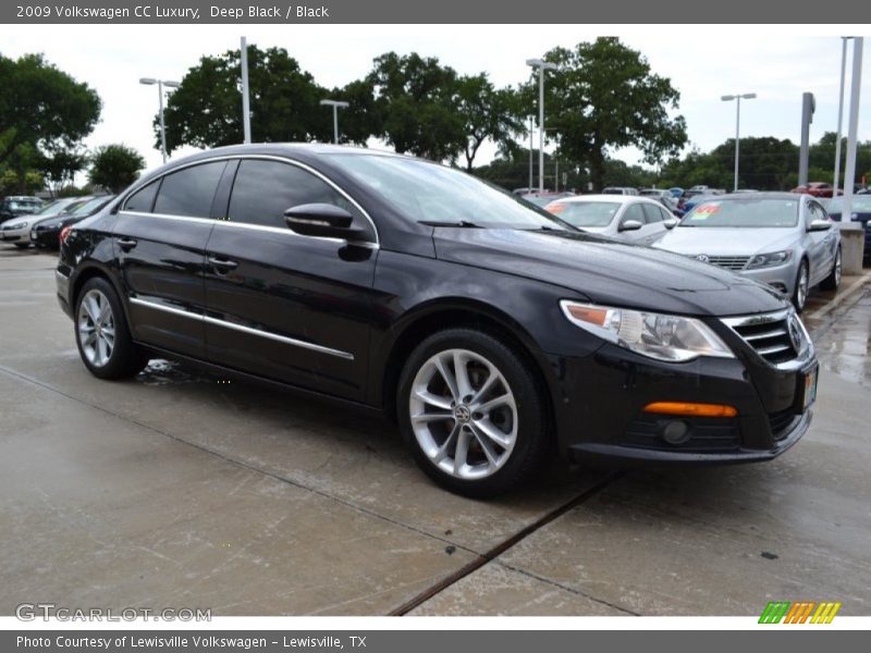 Deep Black / Black 2009 Volkswagen CC Luxury