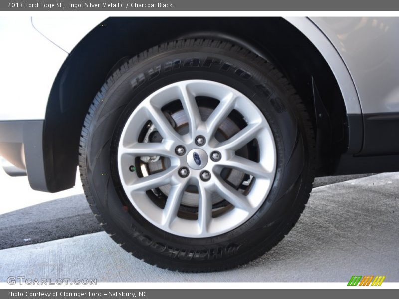 Ingot Silver Metallic / Charcoal Black 2013 Ford Edge SE