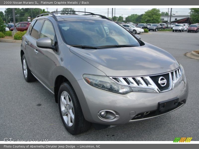 Platinum Graphite Metallic / Black 2009 Nissan Murano SL