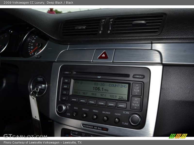 Deep Black / Black 2009 Volkswagen CC Luxury