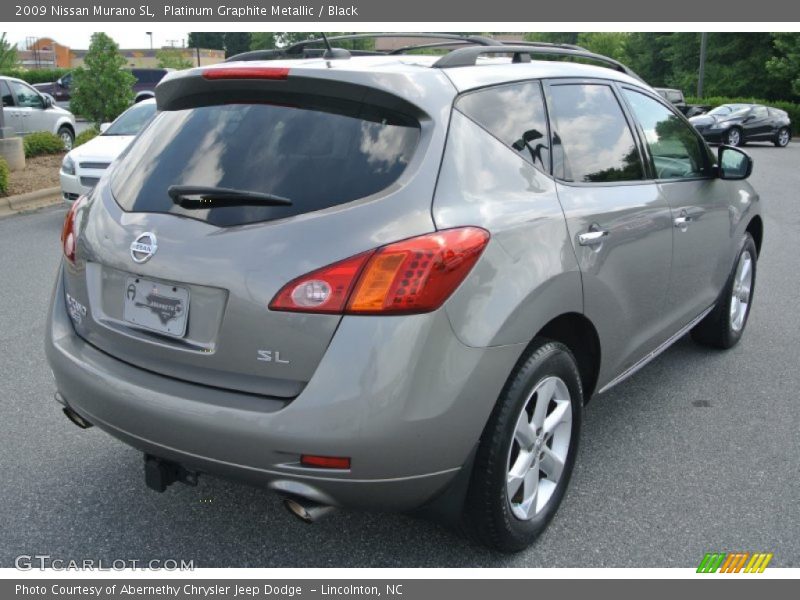 Platinum Graphite Metallic / Black 2009 Nissan Murano SL