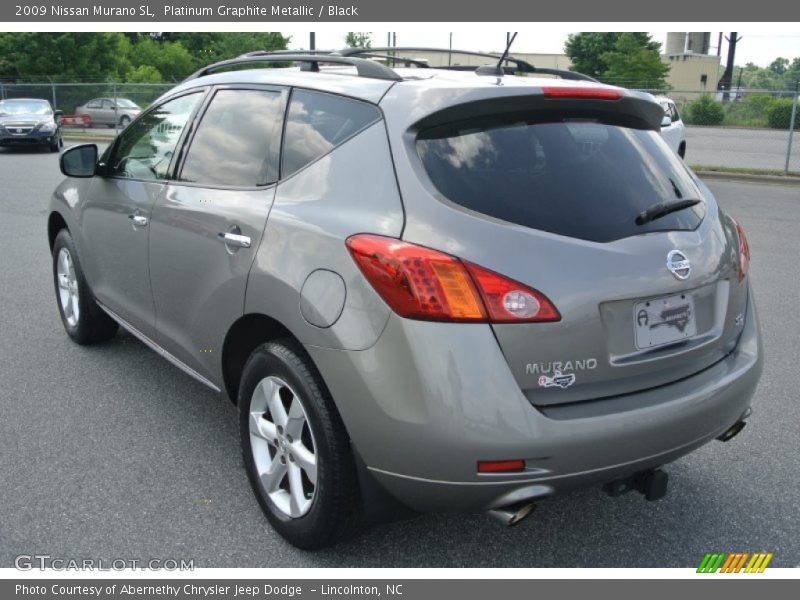 Platinum Graphite Metallic / Black 2009 Nissan Murano SL