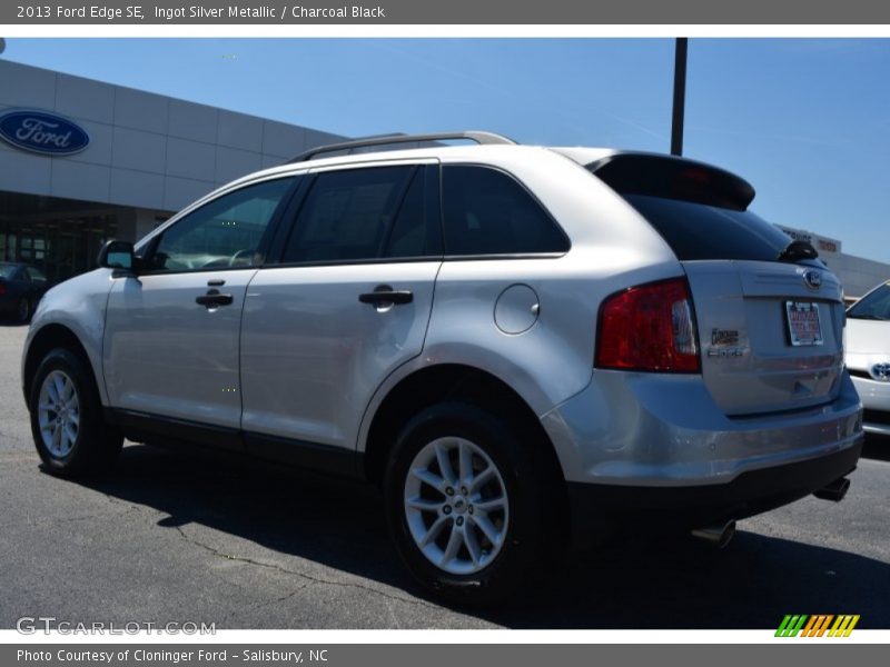 Ingot Silver Metallic / Charcoal Black 2013 Ford Edge SE
