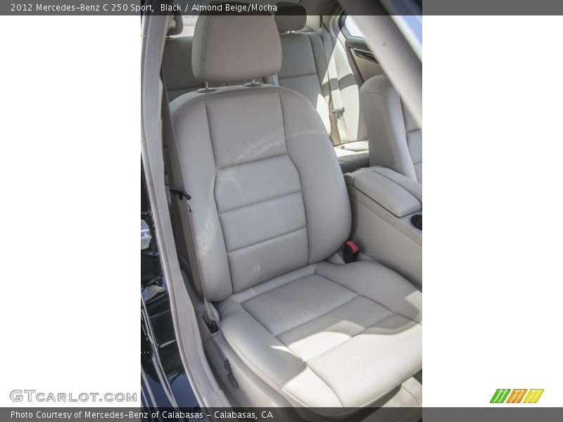 Black / Almond Beige/Mocha 2012 Mercedes-Benz C 250 Sport