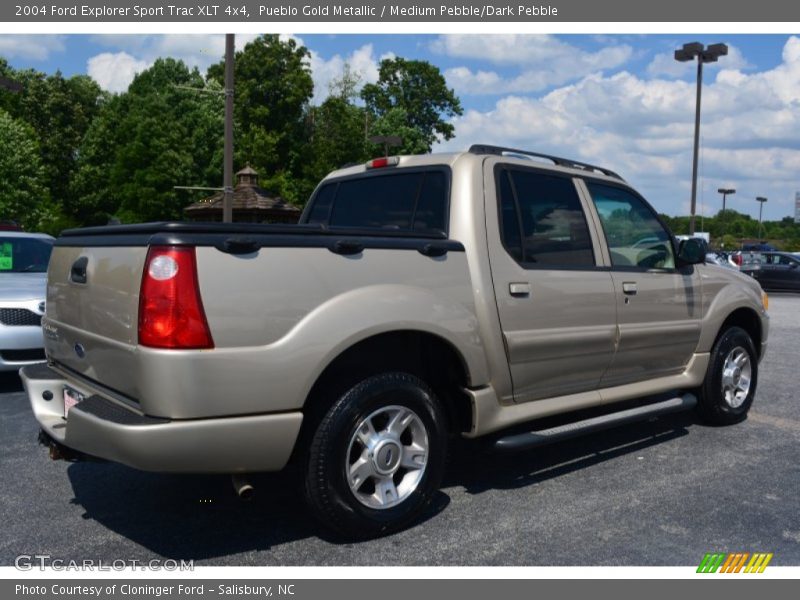Pueblo Gold Metallic / Medium Pebble/Dark Pebble 2004 Ford Explorer Sport Trac XLT 4x4