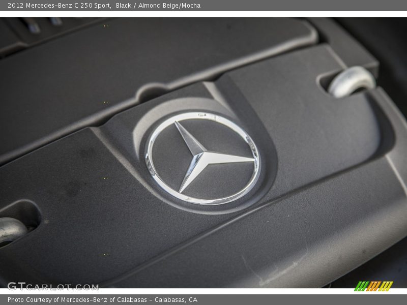 Black / Almond Beige/Mocha 2012 Mercedes-Benz C 250 Sport