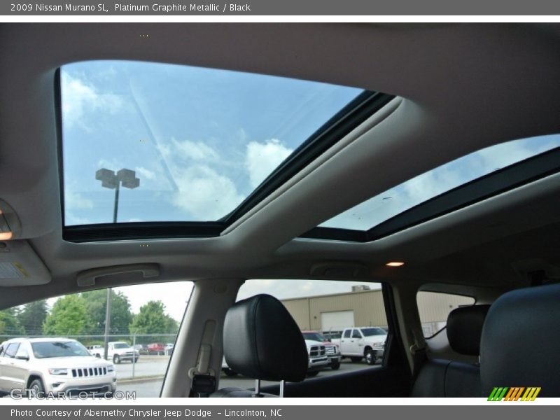 Platinum Graphite Metallic / Black 2009 Nissan Murano SL