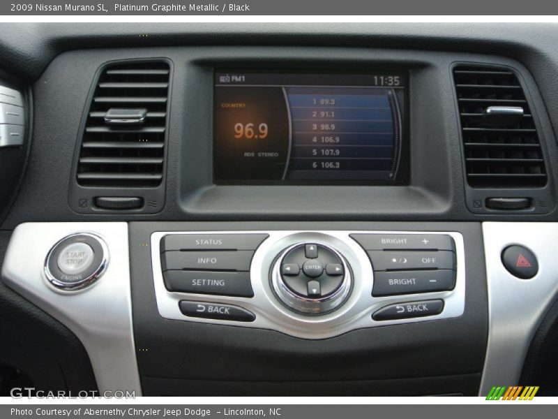 Platinum Graphite Metallic / Black 2009 Nissan Murano SL