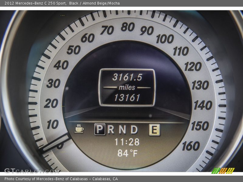 Black / Almond Beige/Mocha 2012 Mercedes-Benz C 250 Sport
