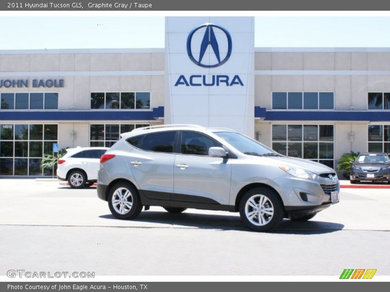 Graphite Gray / Taupe 2011 Hyundai Tucson GLS