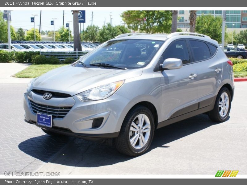 Graphite Gray / Taupe 2011 Hyundai Tucson GLS