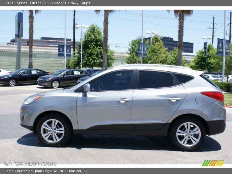 Graphite Gray / Taupe 2011 Hyundai Tucson GLS