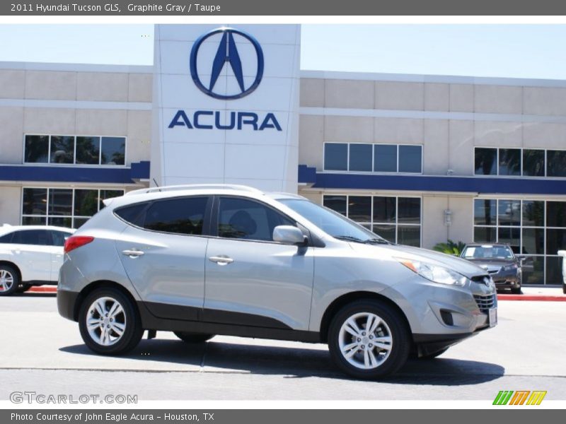 Graphite Gray / Taupe 2011 Hyundai Tucson GLS