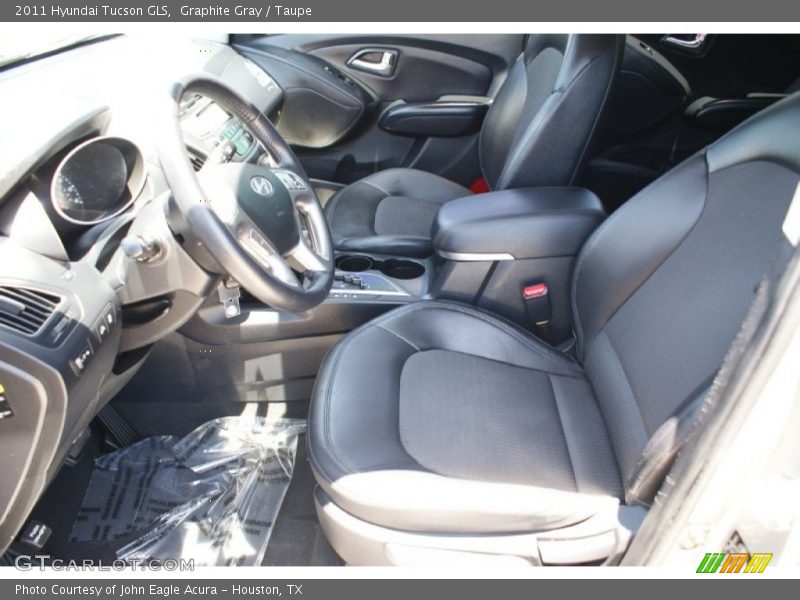 Graphite Gray / Taupe 2011 Hyundai Tucson GLS
