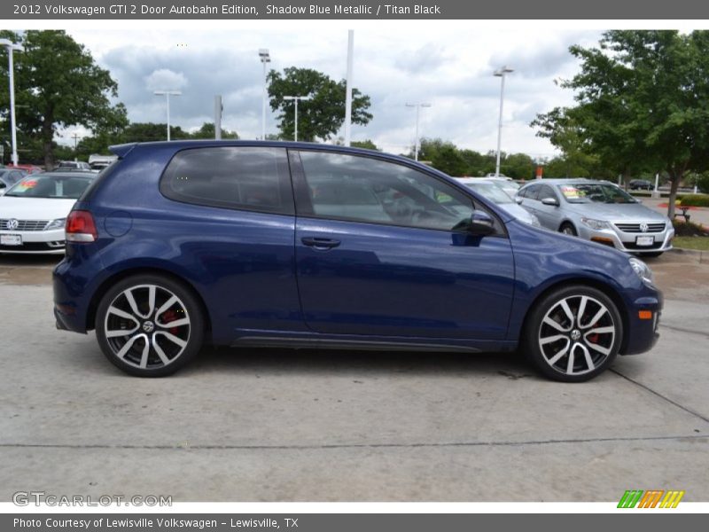 Shadow Blue Metallic / Titan Black 2012 Volkswagen GTI 2 Door Autobahn Edition