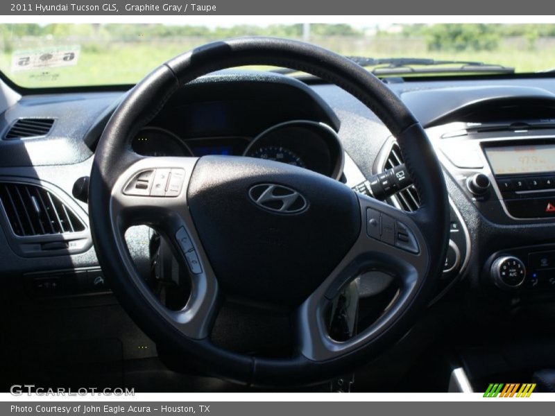 Graphite Gray / Taupe 2011 Hyundai Tucson GLS