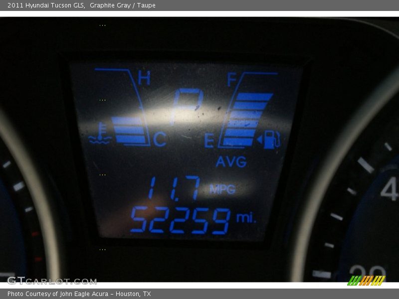 Graphite Gray / Taupe 2011 Hyundai Tucson GLS